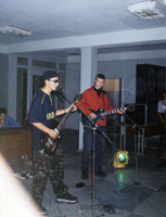 На концерте, 1999 год.